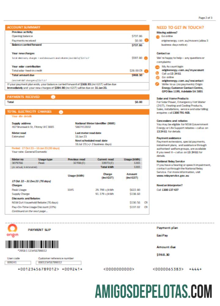 Projeto de lei de serviços públicos de eletricidade de origem de Nova Gales do Sul (NSW), SCR, página 2 baixar para verificação